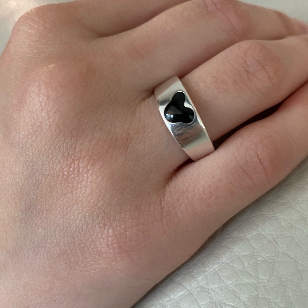 Vintage Disney Sterling Silver Mickey Mouse  Ring